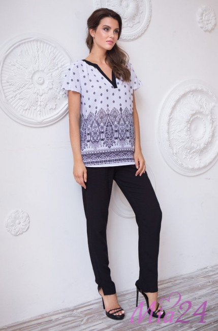 Комплект домашний женский Mia-Mia "Leona" 16216 белый