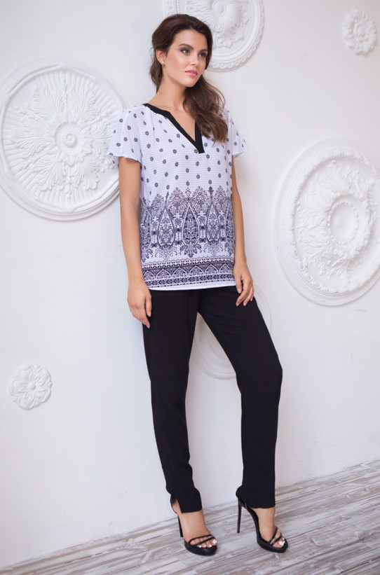 Комплект домашний женский Mia-Mia "Leona" 16216 белый