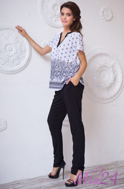 Комплект домашний женский Mia-Mia "Leona" 16216 белый