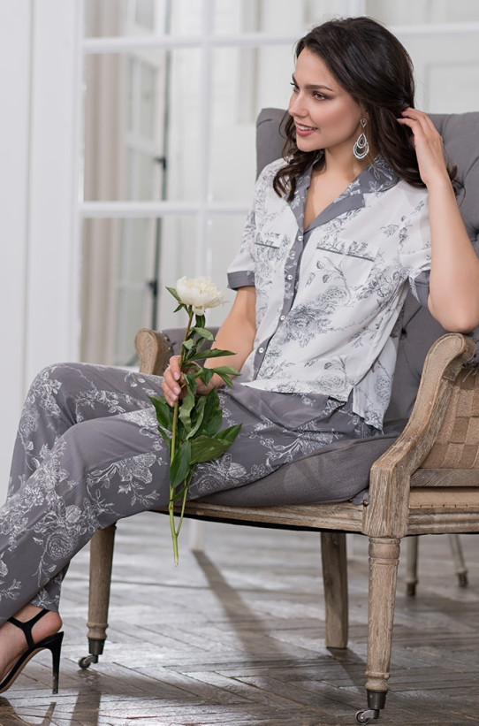 Комплект домашний женский из вискозы Mia-Mella "Collett" 6556