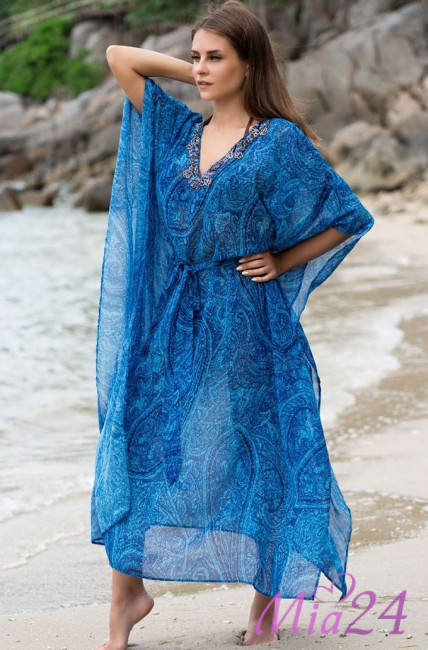 Туника длинная пляжная из шифона Mia-Amore "Piviera" 8251 Туника длинная пляжная из шифона Mia-Amore "Piviera" 8251