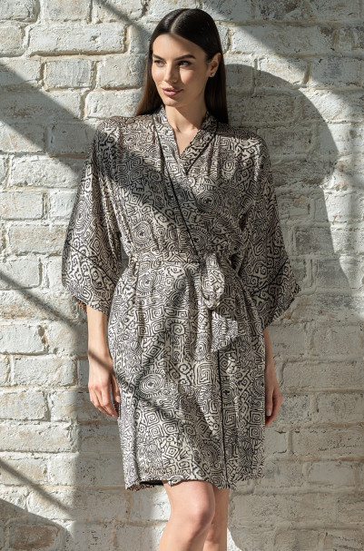 Халат короткий женский Mia-Amore "Runa" 3993