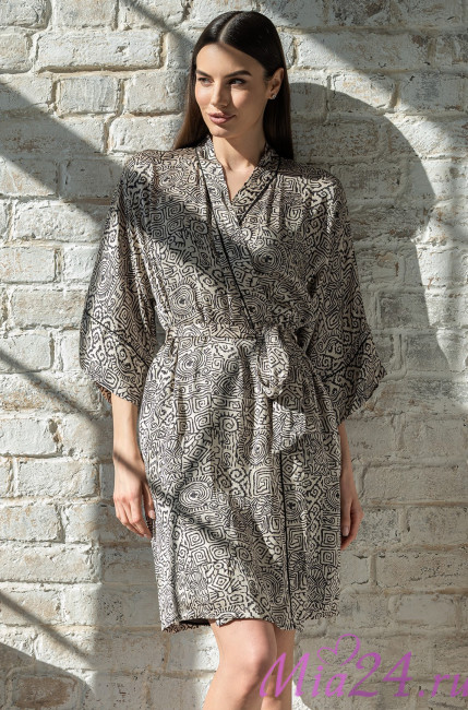 Халат короткий женский Mia-Amore "Runa" 3993