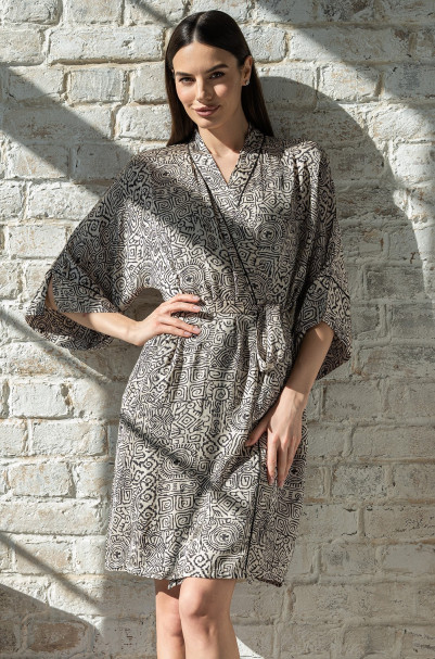 Халат короткий женский Mia-Amore "Runa" 3993