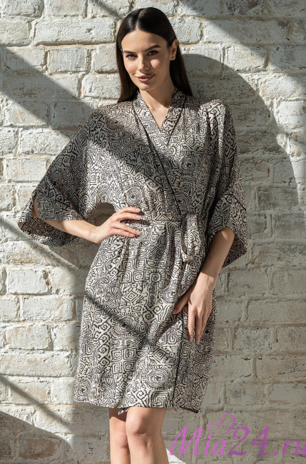 Халат короткий женский Mia-Amore "Runa" 3993