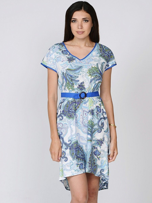 Туника пляжная Mia-Mia "Garda" 16064 голубой