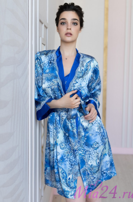 Халат женский шелковый Mia-Amore "Ariel" 3093 Халат женский шелковый Mia-Amore "Ariel" 3093