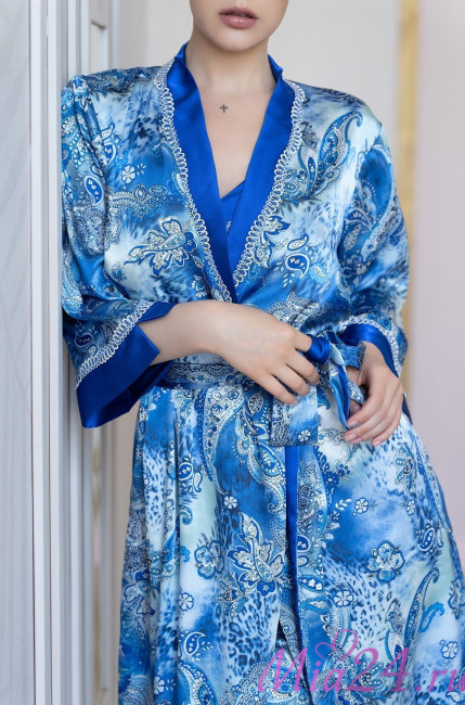 Халат женский шелковый Mia-Amore "Ariel" 3093 Халат женский шелковый Mia-Amore "Ariel" 3093