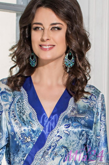 Халат женский шелковый Mia-Amore "Ariel" 3093 Халат женский шелковый Mia-Amore "Ariel" 3093