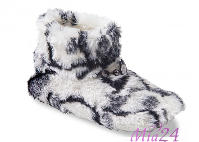 KT-57862 Тапочки домашние "Черный бриллиант"