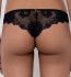 Кружевные трусы-бразильяна Lormar "Prestige" My Class черный