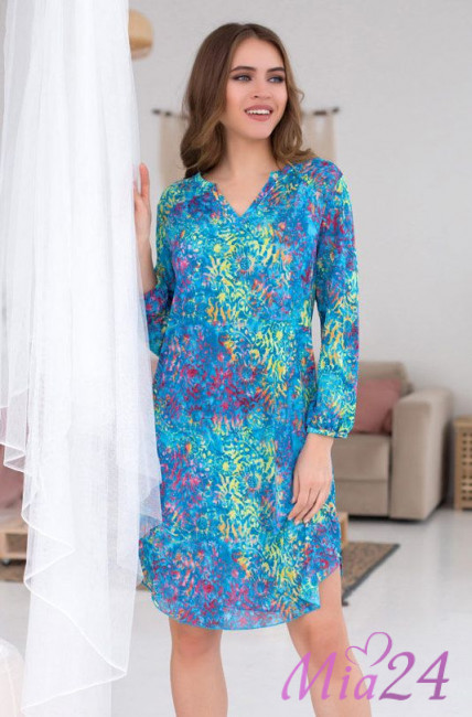 Туника женская Mia-Mia "Beata" 19228 голубая Туника женская Mia-Mia "Beata" 19228 голубая