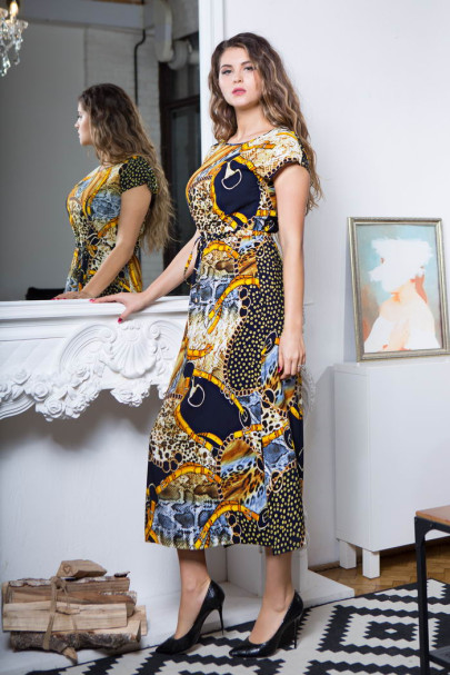 Платье женское домашнее из вискозы Mia-Mia "Tina" 16397