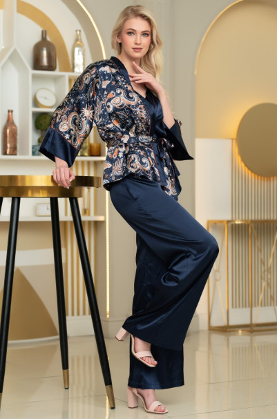 Комплект-тройка домашний женский с брюками Mia-Amore "Zodiac" 7286