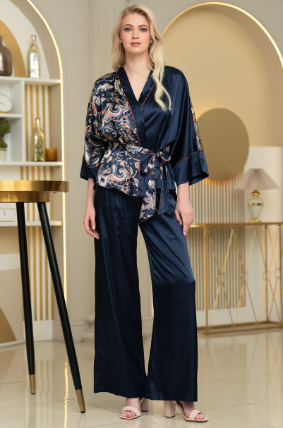 Комплект-тройка домашний женский с брюками Mia-Amore "Zodiac" 7286