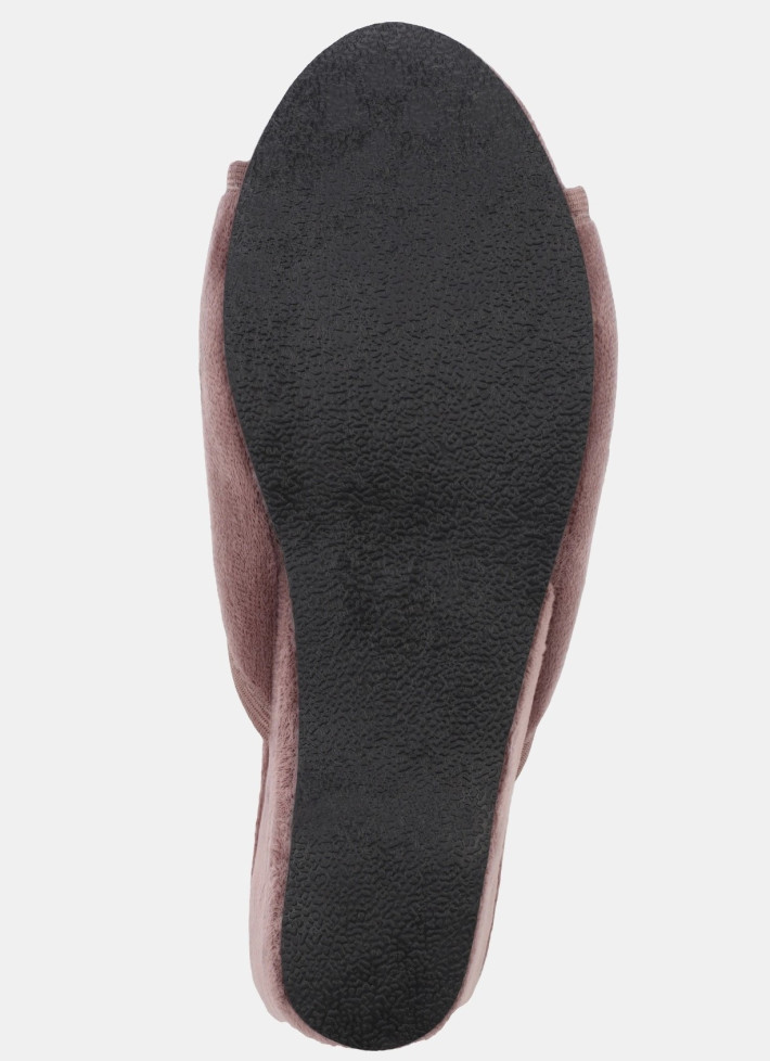 Тапочки домашние женские TINGO HL5-1158 - синие, с пушком, размеры 36-40 