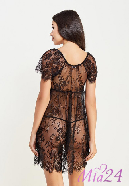 Туника кружевная Mia-Amore "Chanel" 2024 черный