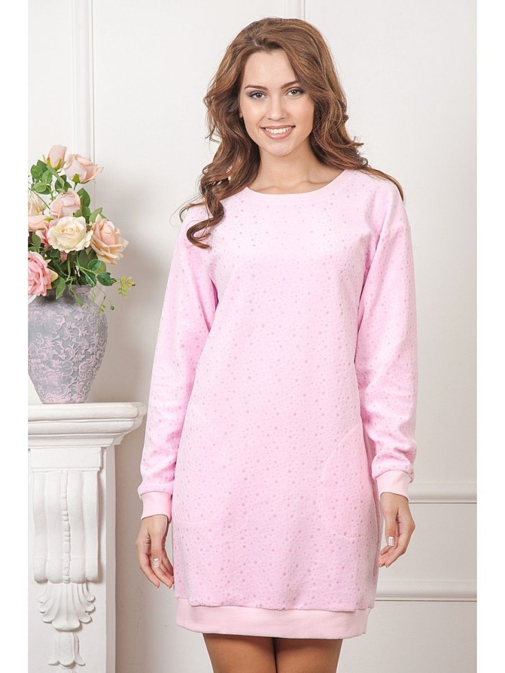 632 Платье домашнее "Cleo" rose