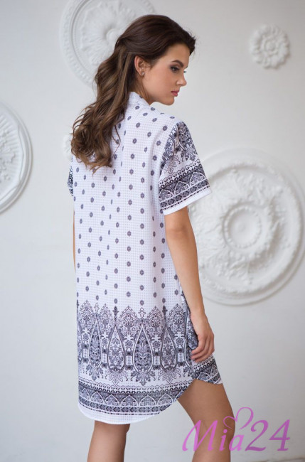 Туника женская из вискозы Mia-Mia "Leona" 16218 белый