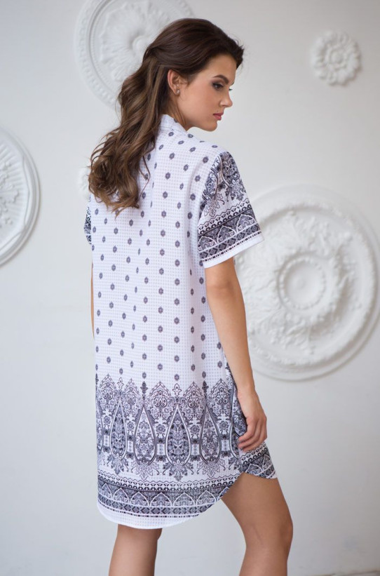 Туника женская из вискозы Mia-Mia "Leona" 16218 белый