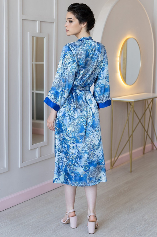 Халат длинный шелковый Mia-Amore "Ariel" 3099 