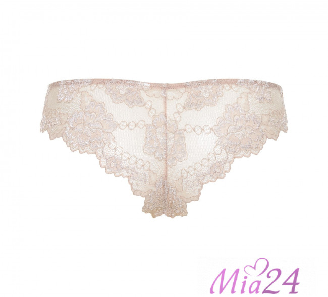 Кружевные трусы-бразильяна Lormar "Prestige" My Class бежевый Кружевные трусы-бразильяна Lormar "Prestige" My Class бежевый