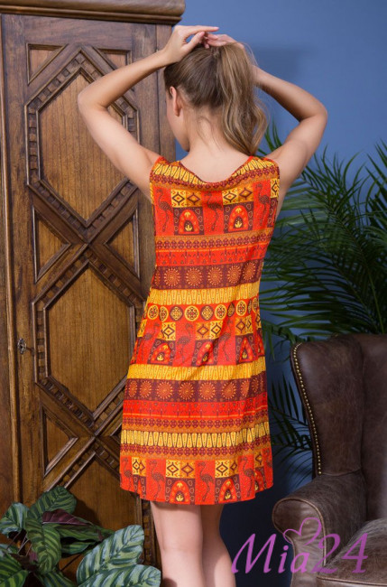 Туника пляжная женская Mia-Mia "Adelin" 19210 оранжевый