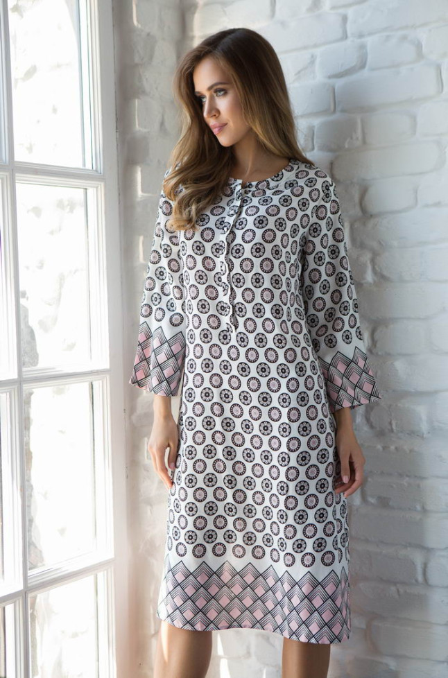 Туника домашняя женская Mia-Mia "Ariana" 16335 белый