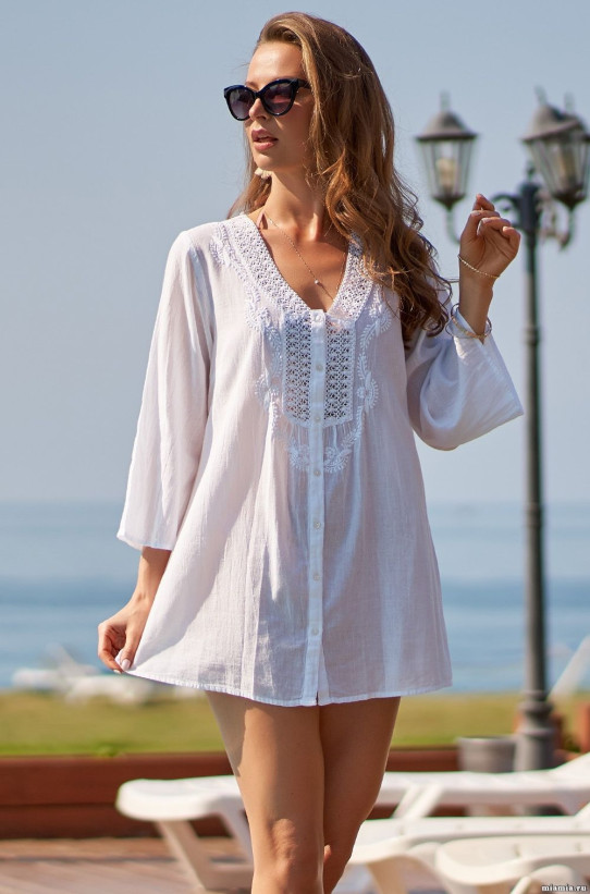 Пляжная туника из хлопка Mia-Amore "Argentina" 1360