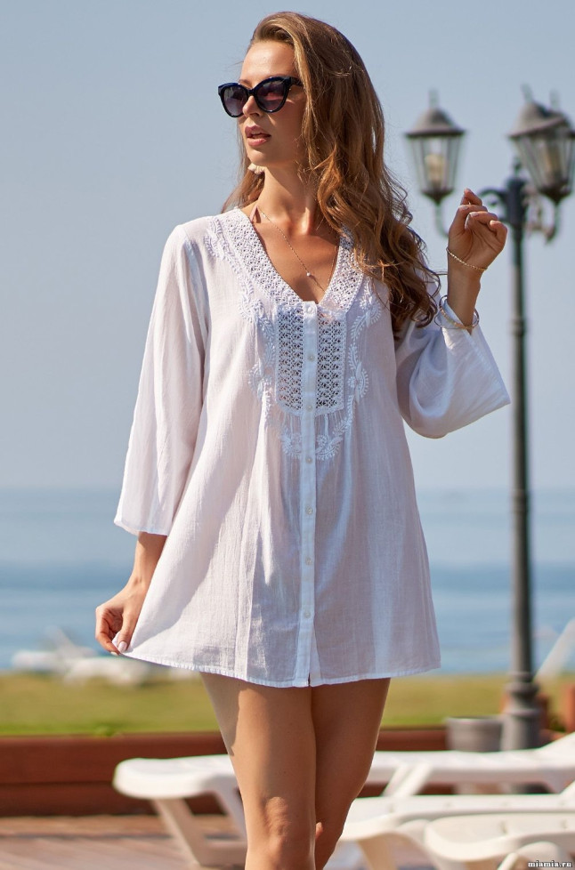 Пляжная туника из хлопка Mia-Amore "Argentina" 1360