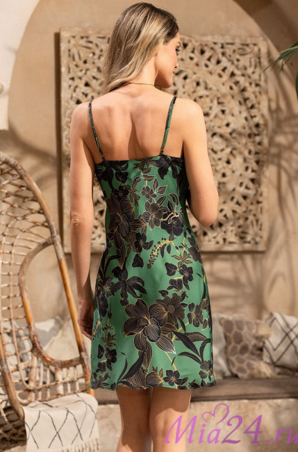 Сорочка женская шелк+вискоза короткая Mia-Amore "Orchids" 4191 Сорочка женская шелк+вискоза короткая Mia-Amore "Orchids" 4191