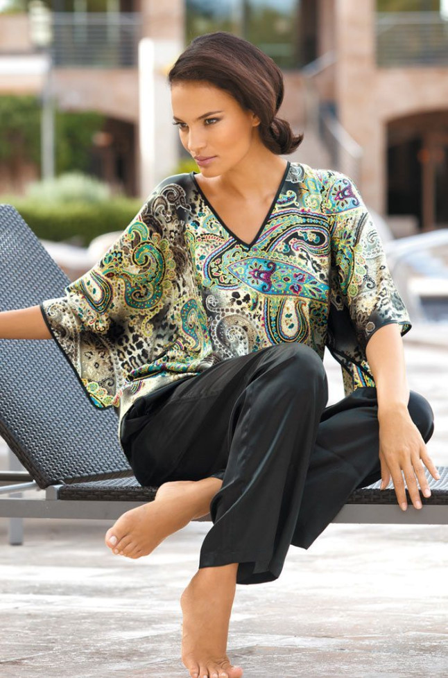 Комплект домашний из шелка-сатина Mia-Mia "Fiorenza" 7712