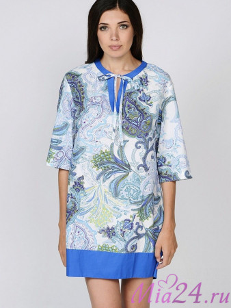 Туника пляжная Mia-Mia "Garda" 16065 голубой