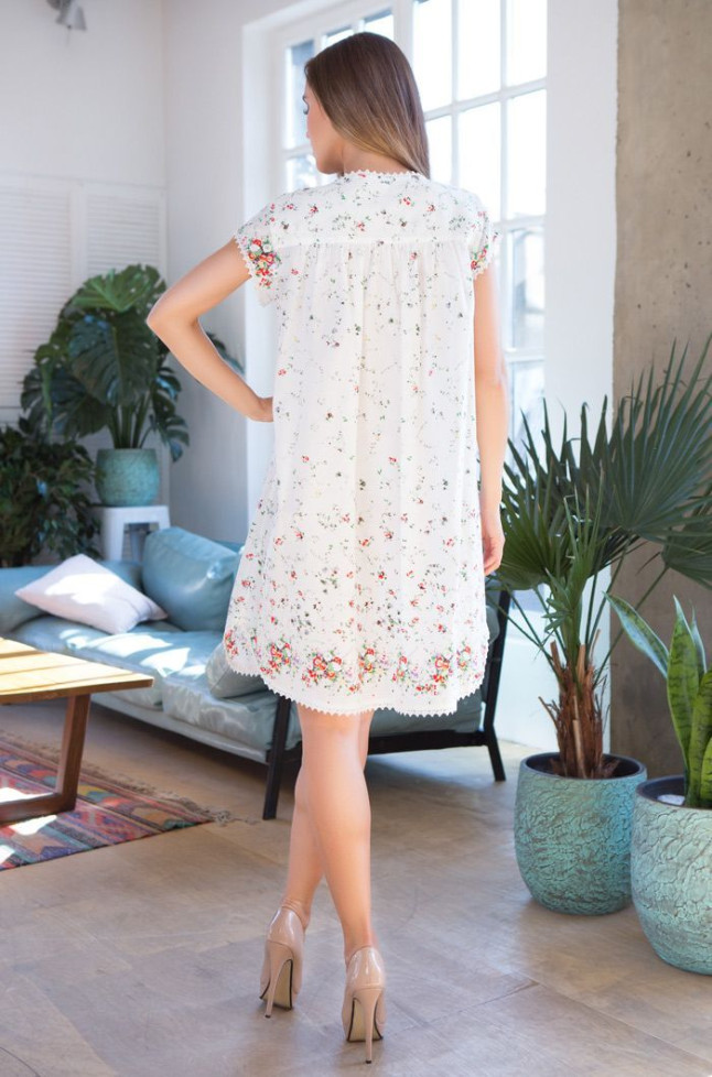 Сорочка женская на кокетке из хлопка Mia-Mia "Daisy" 16315