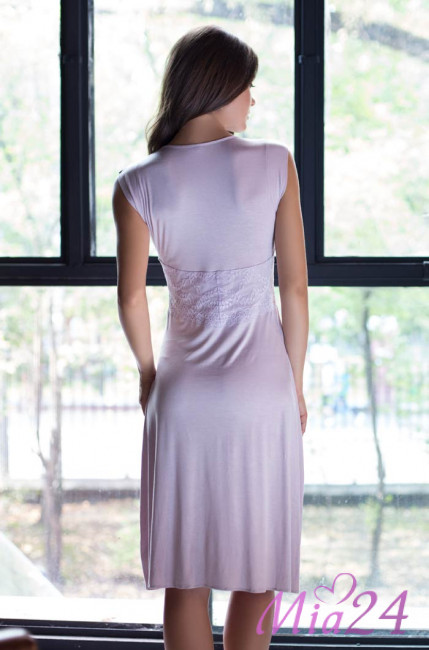 Сорочка женская из вискозы Mia-Mia "Gemma" 16155 сиреневый Сорочка женская из вискозы Mia-Mia "Gemma" 16155 сиреневый