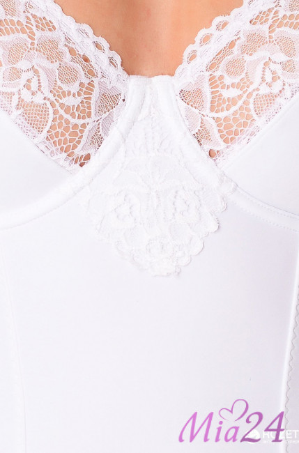 Боди из микрофибры "Donna" Sielei 978 белый Боди из микрофибры "Donna" Sielei 978 белый