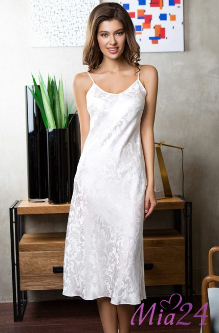 Сорочка длинная шелковая Mia-Mia "Eva" 15155