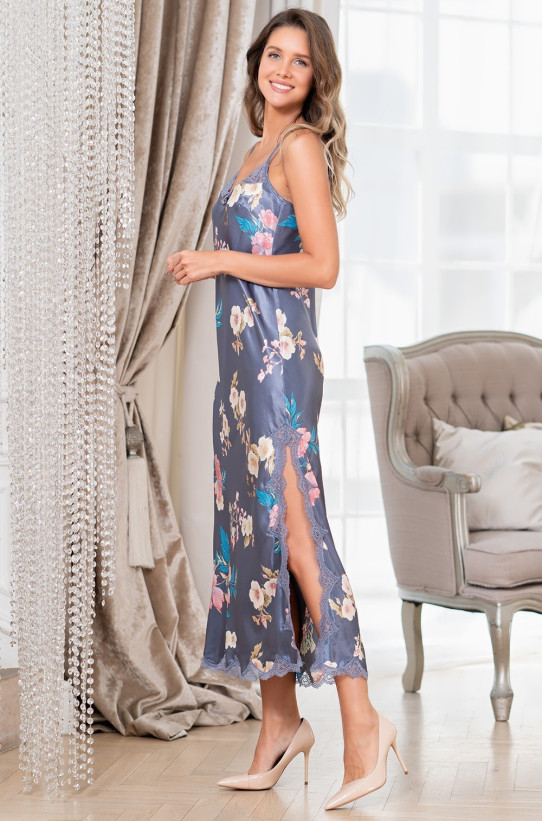 Сорочка женская длинная шелковая Mia-Amore "Henrietta" 3768