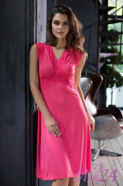 Сорочка женская из вискозы Mia-Mia "Gemma" 16155 коралловый