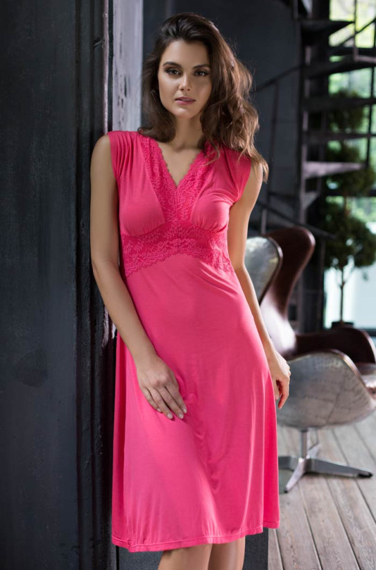 Сорочка женская из вискозы Mia-Mia "Gemma" 16155 коралловый