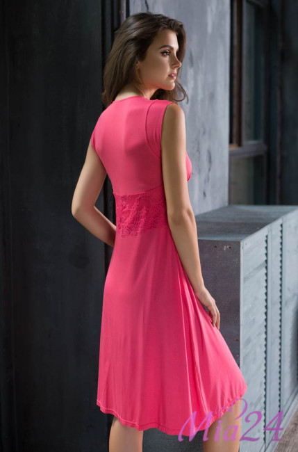 Сорочка женская из вискозы Mia-Mia "Gemma" 16155 коралловый