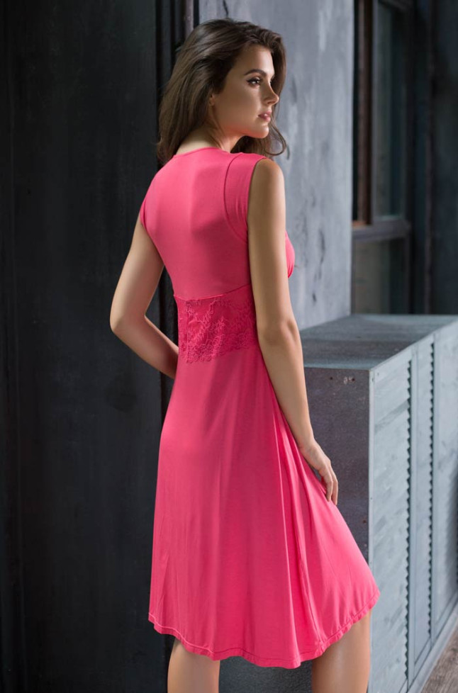 Сорочка женская из вискозы Mia-Mia "Gemma" 16155 коралловый