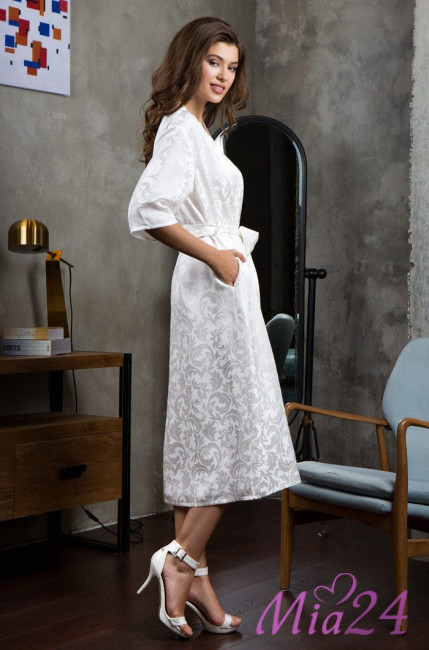 Халат женский шелковый Mia-Mia "Eva" 15157 Халат женский шелковый Mia-Mia "Eva" 15157