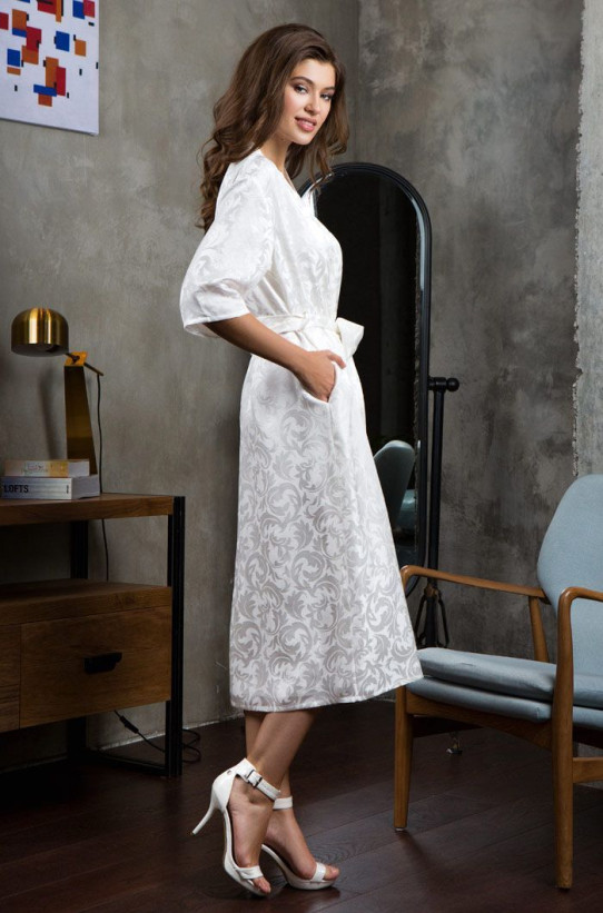 Халат женский шелковый Mia-Mia "Eva" 15157