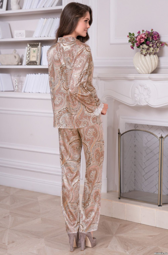 Комплект домашний шелковый Mia-Amore "Clementina"3456 