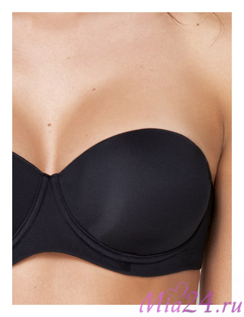 Бюстгальтер бандо Sielei "Plus" 2550 черный   