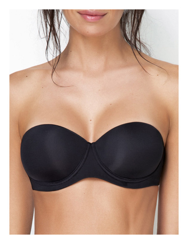 Бюстгальтер бандо Sielei "Plus" 2550 черный   