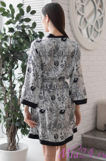 Халат женский шелковый Mia-Amore "Charline" 4093 Халат женский шелковый Mia-Amore "Charline" 4093