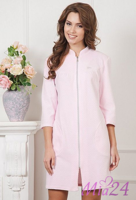 423 Халат домашний "Cleo" розовый