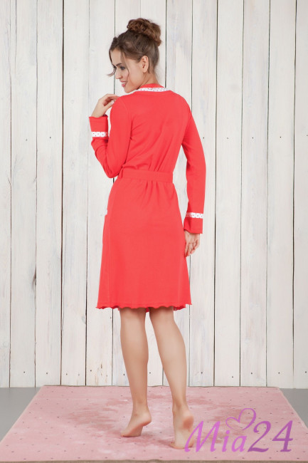 1407 Халат женский Francese красный 1407 Халат женский Francese красный